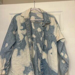 Calvin Klein Acid Wash Denim Jacket